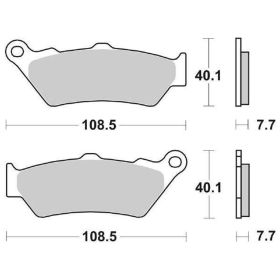 SBS 176CT Carbon Compound Bremsbeläge für BMW