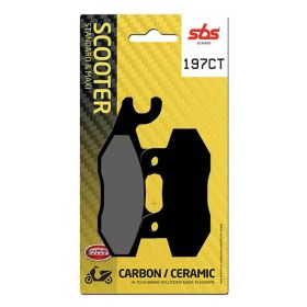 SBS 197CT Bremsbelag-Paar Carbon-Verbundstoff