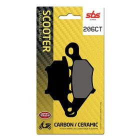 SBS 206CT Bremsbelagsatz Carbon-Verbindung für YAMAHA CV JOG A/CV JOG R 50