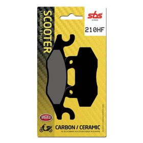 Plaquettes de frein SBS 210HF en composé céramique pour TGB