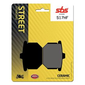 Plaquettes de frein en céramique SBS 517HF pour HONDA