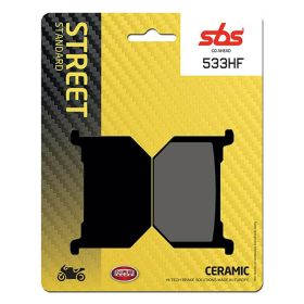 Jeu de plaquettes de frein SBS 533HF en composé céramique pour SUZUKI