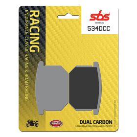 Plaquettes de frein SBS Carbon Blend 534DCC Racing pour SUZUKI