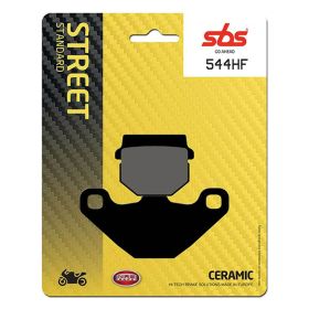 Ensemble de plaquettes de frein SBS 544HF en composé céramique pour motos de route