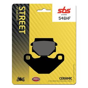 Plaquettes de frein SBS 546HF en composé céramique pour motos de route