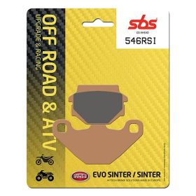 Jeu de plaquettes de frein Racing SBS composé fritté 546RSI