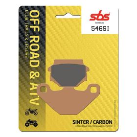 SBS 546SI Ensemble de plaquettes de frein tout-terrain en composé fritté