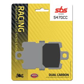 SBS Brake Pads Carbon Mix 547DCC Racing for YAMAHA