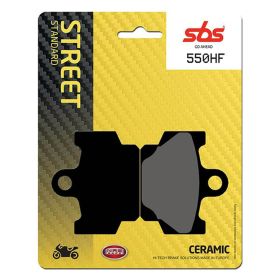 Jeu de plaquettes de frein en céramique SBS 550HF pour YAMAHA