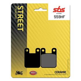 SBS 559HF Brake Pads Pair Ceramic Compound for Street Motorcycles