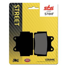 Plaquettes de frein en composé céramique SBS 570HF pour YAMAHA