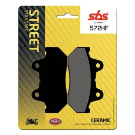 Jeu de plaquettes de frein en composé céramique SBS 572HF pour HONDA