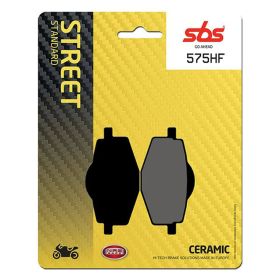 Jeu de plaquettes de frein SBS 575HF en composé céramique pour motos de route