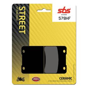 Paire de plaquettes de frein en composé céramique SBS 578HF pour SUZUKI RG GAMMA 250