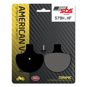 Paire de plaquettes de frein SBS 579HF en composé céramique pour HARLEY DAVIDSON