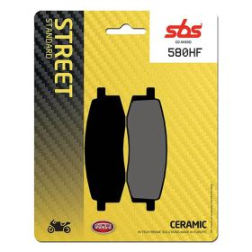 Paire de plaquettes de frein SBS 580HF en composé céramique pour YAMAHA