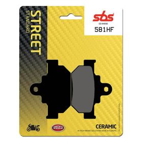 Jeu de plaquettes de frein SBS 581HF en composé céramique pour SUZUKI