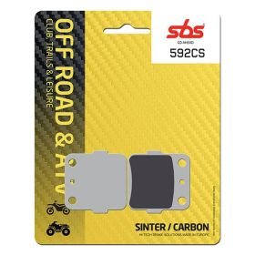 Paire de plaquettes de frein SBS 592CS en composé carbone