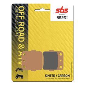 SBS 592SI Ensemble de plaquettes de frein tout-terrain en composé fritté