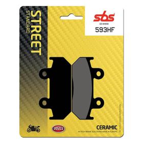 Plaquettes de frein SBS 593HF en paire en composé céramique pour HONDA