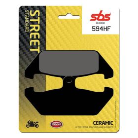 Plaquettes de frein SBS 594HF Couple en composé céramique pour motos de route