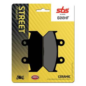 Plaquettes de frein SBS 600HF en composé céramique pour HONDA