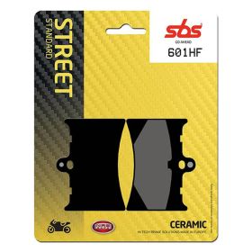 Jeu de plaquettes de frein SBS 601HF en composé céramique pour motos de route
