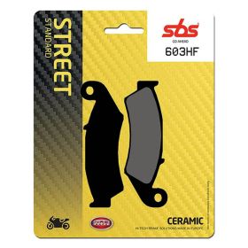 Jeu de plaquettes de frein en céramique SBS 603HF pour HONDA