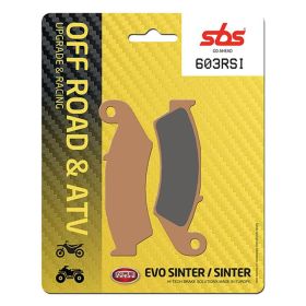 Plaquettes de frein SBS paire composé fritté 603RSI Racing pour HONDA