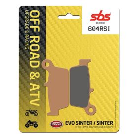 Jeu de plaquettes de frein Racing SBS composé fritté 604RSI