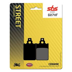 Plaquettes de frein SBS 607HF en composé céramique pour motos de route