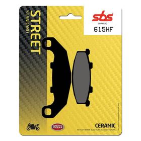 Jeu de plaquettes de frein SBS 615HF en composé céramique pour KAWASAKI