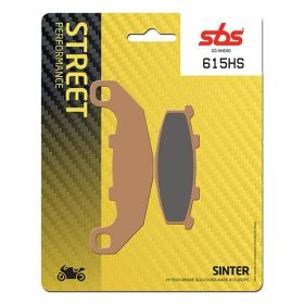 Plaquettes de frein SBS 615HS paire en composé fritté pour KAWASAKI