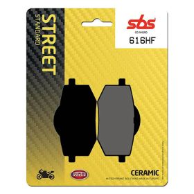 Plaquettes de frein SBS 616HF paire en composé céramique pour YAMAHA