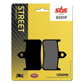 Ensemble de plaquettes de frein SBS 622HF en composé céramique pour HONDA