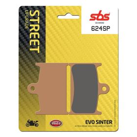 Jeu de plaquettes de frein avant SBS 624SP en matériau fritté