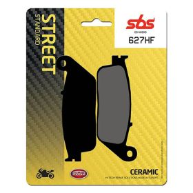 Plaquettes de frein en composé céramique SBS 627HF pour motos de route