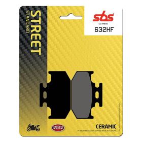 Plaquettes de frein en composé céramique SBS 632HF pour motos de route