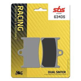 Paire de plaquettes de frein SBS composé fritté 634DS-1 Racing pour YAMAHA