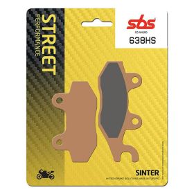 SBS 638HS gesinterte Verbundbremsbeläge Paar für Straßenmotorräder