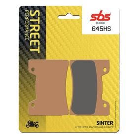 Paire de plaquettes de frein SBS 645HS en composé fritté pour YAMAHA