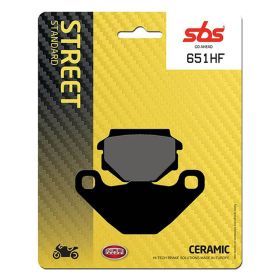 SBS 651HF Keramische Verbundbremsbeläge Paar für Straßenmotorräder