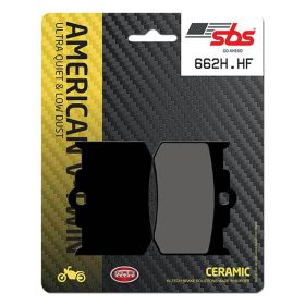 Plaquettes de frein en céramique SBS 662HF pour MACHINE DE PERFORMANCE