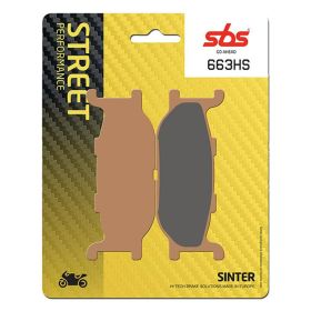 SBS 663HS Bremsbeläge Paar gesinterte Verbindung für Straßenmotorräder