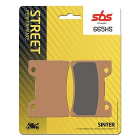 Plaquettes de frein SBS 665HS en composé fritté pour YAMAHA