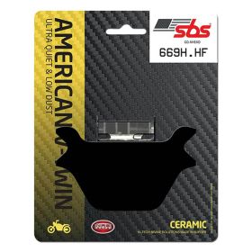 Kit de plaquettes de frein SBS 669HF en composé céramique