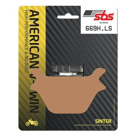 Plaquettes de frein arrière SBS 669LS paire composé fritté