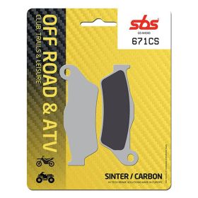 SBS 671CS Carbon Compound Bremsbelagsatz