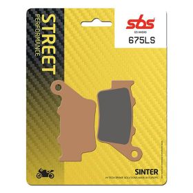Paire de plaquettes de frein arrière en composé fritté SBS 675LS