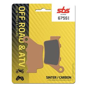 Plaquettes de frein tout-terrain SBS 675SI en matériau fritté